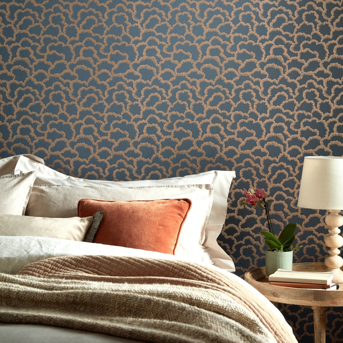 Stratus Future Dusk | V&A Wallpaper | 1838 Wallcoverings
