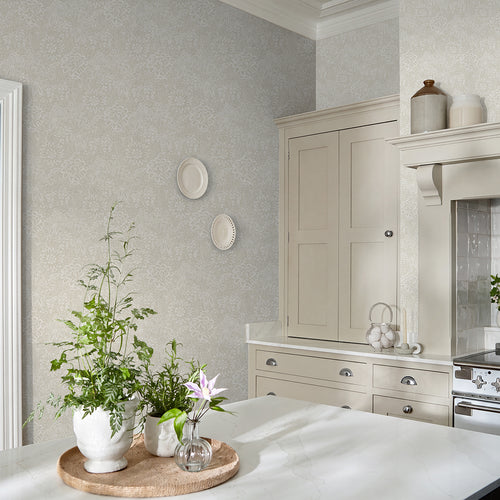 V&A Peony Garden - Ivory Wallpaper