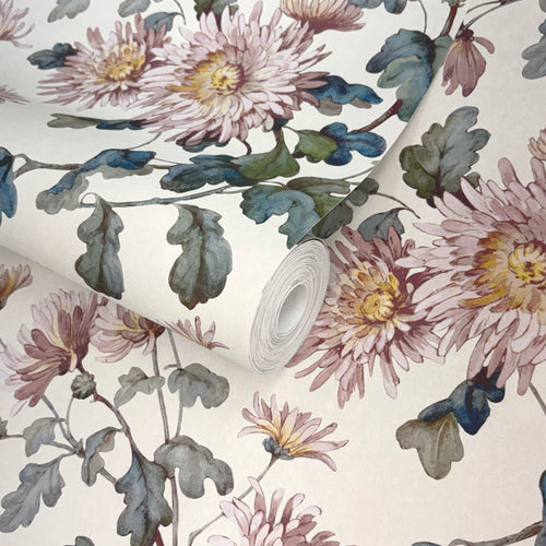 V&A Charlotte - Blush Pink Wallpaper
