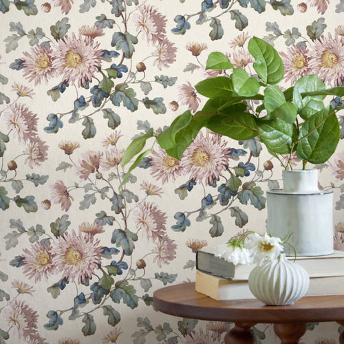 V&A Charlotte - Blush Pink Wallpaper