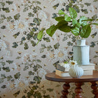 V&A Charlotte - Apricot Wallpaper