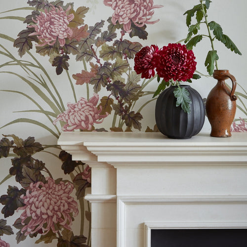 V&A Wisteria Bloom - Heather Wall Mural