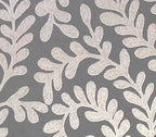 Audley Duck Egg Blue Luxury Leaf Wallpaper