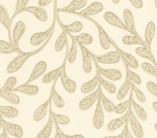 Audley Natural Luxury Leaf Wallpaper