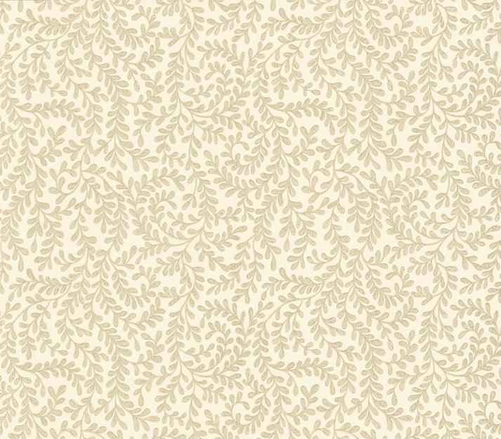 Audley Natural Luxury Leaf Wallpaper