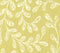 Audley Yellow Luxury Leaf Wallpaper