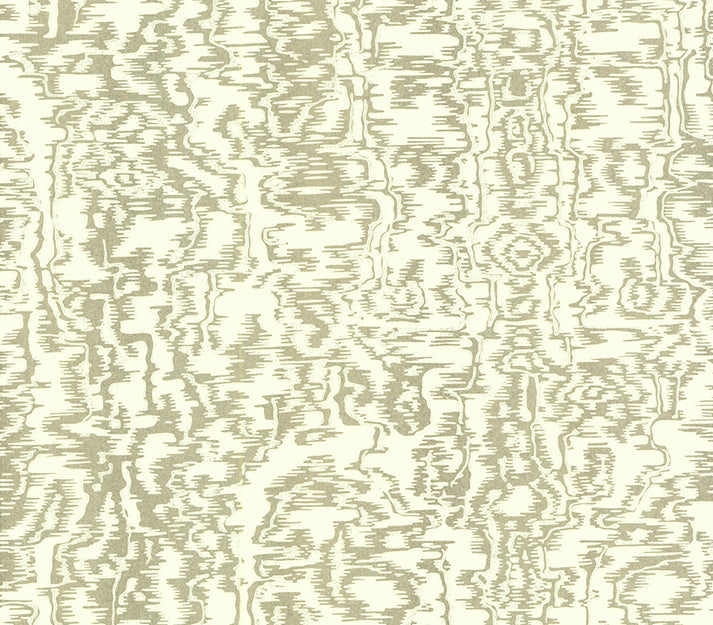 Avington Soft Gold Luxury Moire Wallpaper