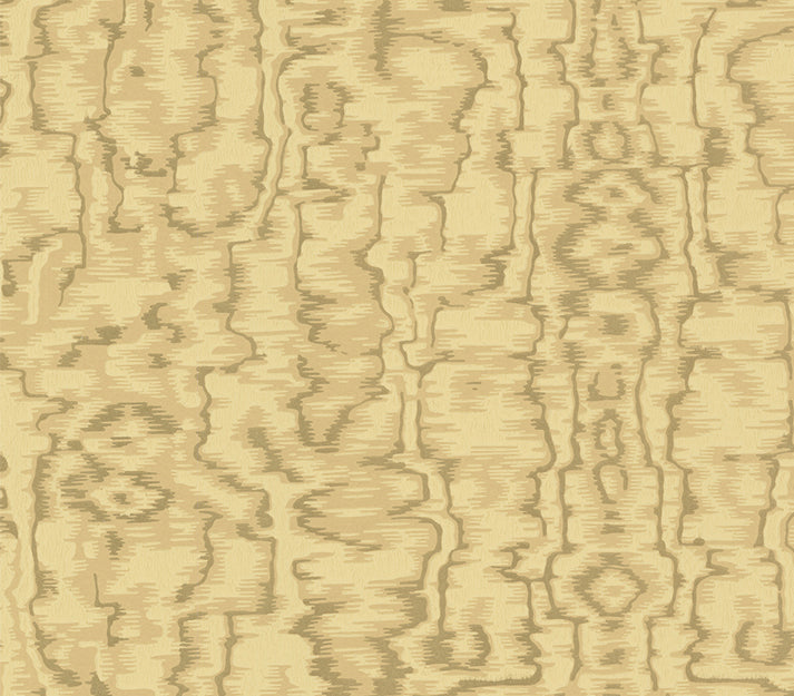 Avington Gold Luxury Moire Wallpaper