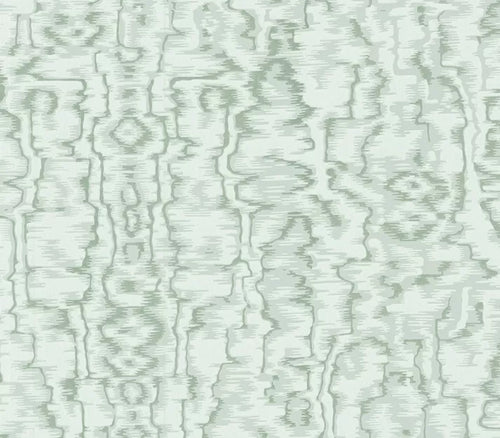 Avington Duck Egg Blue Luxury Moire Wallpaper