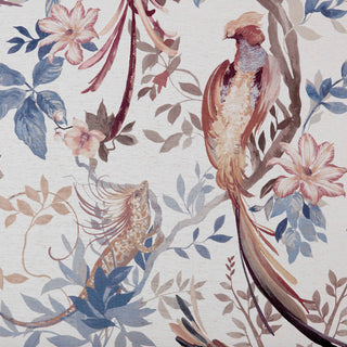 Bird Sonnet Chambray Blue Luxury Paperweave Wall Mural