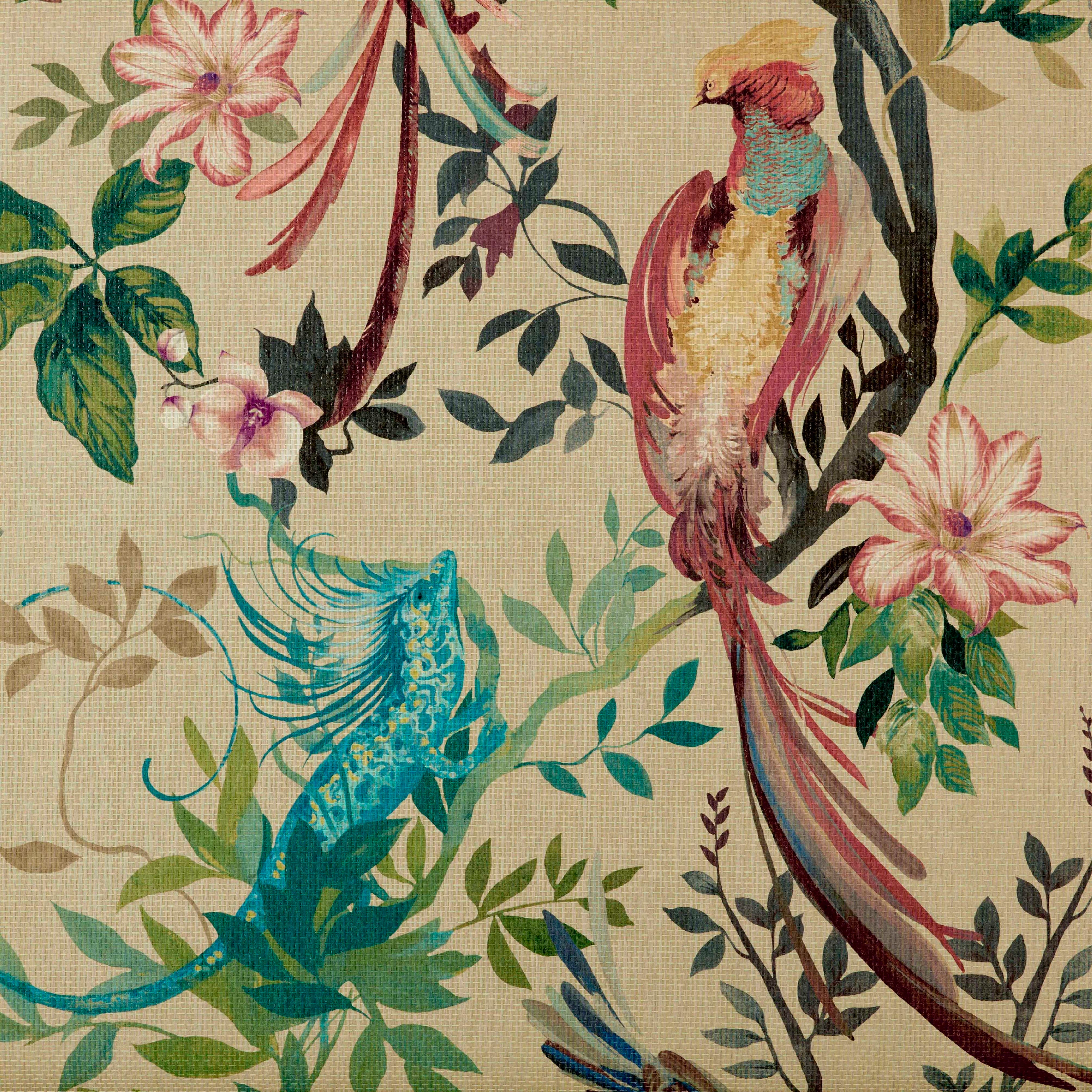 Bird Sonnet Lacquer Luxury Paperweave Wall Mural