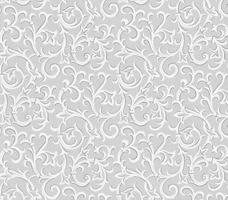 Brodsworth Grey Luxury Patterned Wallpaper