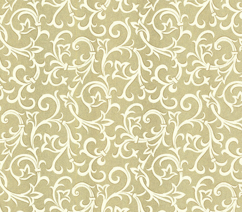 Brodsworth Gold Metallic Luxury Patterned Wallpaper