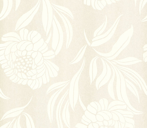 Chatsworth Natural Luxury Floral Wallpaper