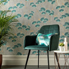 Clarice Emerald Green Luxury Art Deco Wallpaper