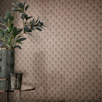 Elodie Burnished Gold Luxury Foil Wallpaper