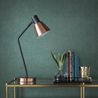 Emile Emerald Green Luxury Crackle Wallpaper