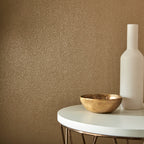 Emile Mustard Yellow Luxury Crackle Wallpaper