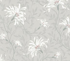 Fairhaven Grey Luxury Floral Wallpaper