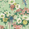 V&A Floral Serenade - Verde Green Wallpaper