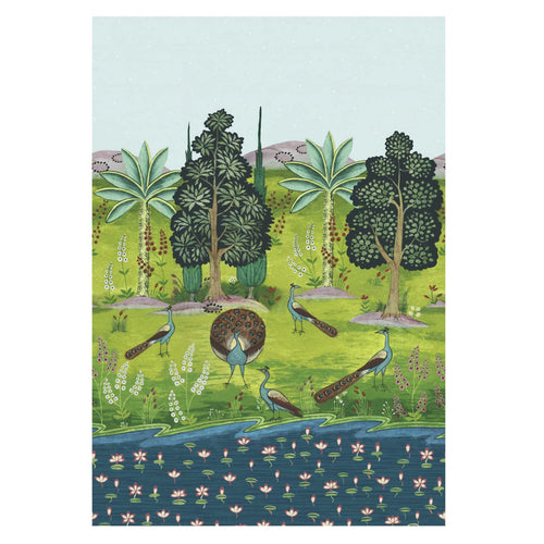 V&A Garland of Ragini - Day Wall Mural