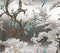 Harewood Foil Silver Luxury Chinoiserie Wallpaper