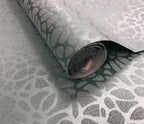 Pebble Seafoam Green Luxury Bead Wallpaper