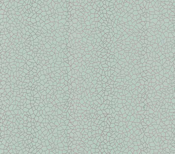 Kew Duck Egg Blue Luxury Geometric Wallpaper