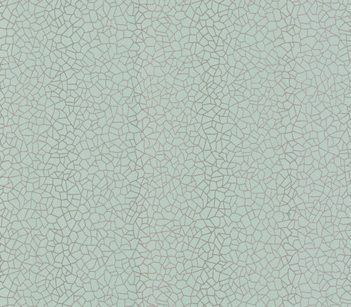 Kew Duck Egg Blue Luxury Geometric Wallpaper