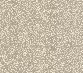 Kew Taupe Metallic Luxury Geometric Wallpaper