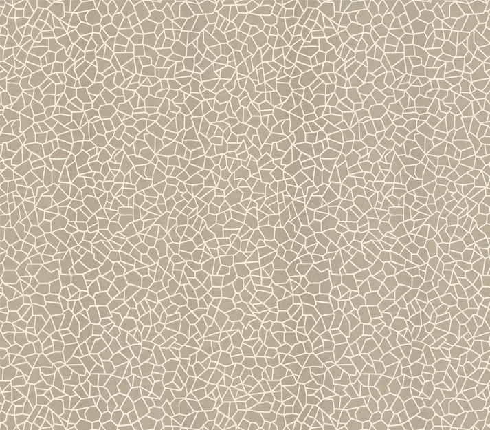 Kew Taupe Metallic Luxury Geometric Wallpaper