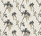 Leonora Gold and Black Luxury Floral Wallpaper