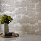 Maison Ivory Cream Luxury Patterned Wallpaper