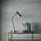 Maison Neo Mint Green Luxury Patterned Wallpaper