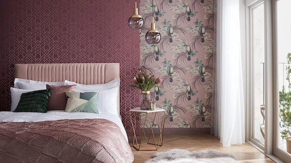 Rhododendron - Forest Green | V&A Wallpaper | 1838 Wallcoverings