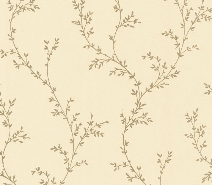Milton Gold Luxury Leaf Wallpaper