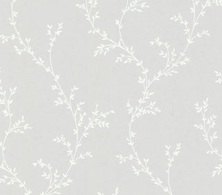 Milton Grey Luxury Leaf Wallpaper