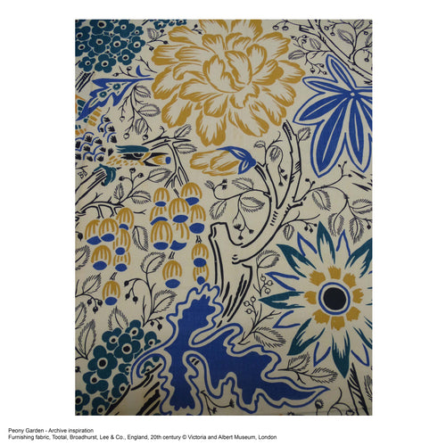V&A Peony Garden - Ivory Wallpaper
