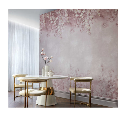 Trailing Magnolia Blush Pink Luxury Floral Wall Mural