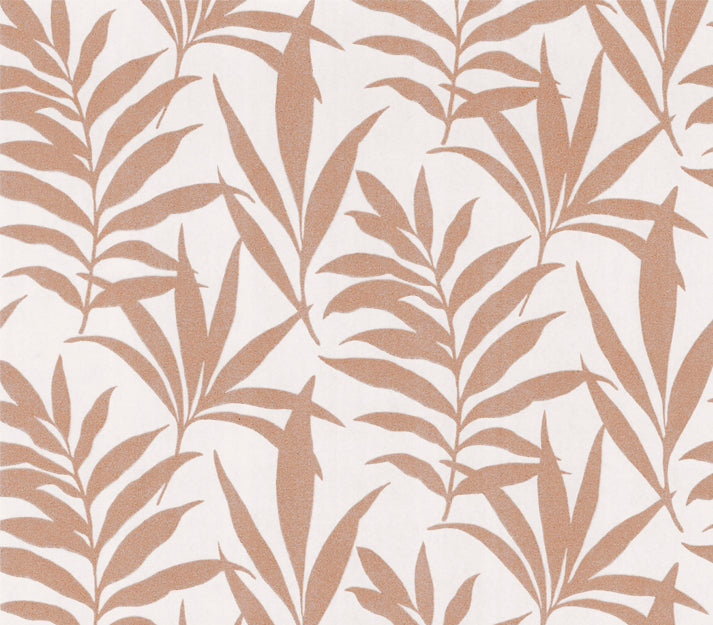 Verdi Coral Copper Luxury Bead Wallpaper