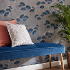 Clarice Soft Blue Luxury Art Deco Wallpaper