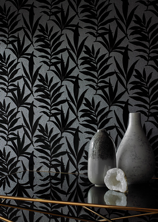Turn to the Dark Side with Black Wallpaper from 1838 Wallcoverings
